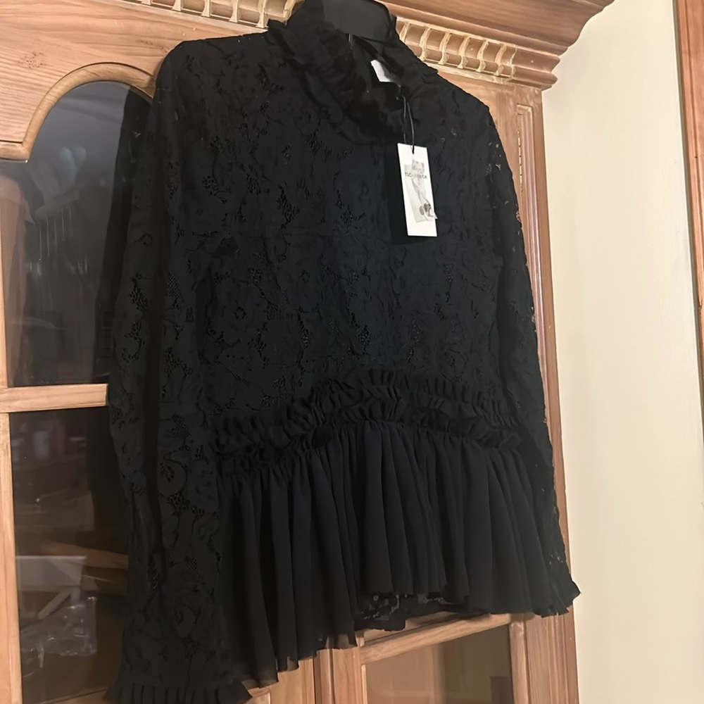 Black Lace Myla Top - Picture 7 of 12